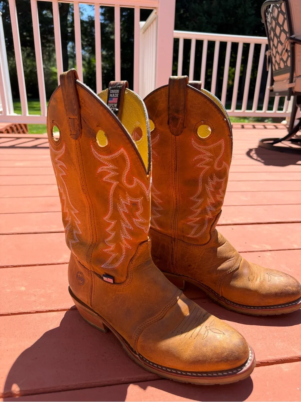 Double-H women’s Leather Cowboy Boots - Picture 3 of 13